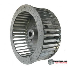 Single Inlet Blower Wheel 12-3/8" D 5-1/8" W 5/8" Bore SKU: 12120504-020-HD-S-CCW