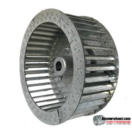 Single Inlet 304 Stainless Steel Blower Wheel 10-1/2" D 5-1/8" W 5/8" Bore-Counterclockwise  rotation- with inside hub- SKU: 10160504-020-HD-304SS-CCW