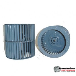 Double Inlet Steel Blower Wheel 7-1/2" D 8-5/8" W ¾" Bore-Clockwise  rotation- with single neck hub - SKU: 07160820-024-HD-S-CWDW