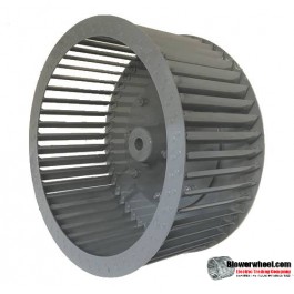 Single Inlet 304 Stainless Steel Blower Wheel 6-3/4" D 4-3/8" W 5/8" Hub-Clockwise  rotation- with  inside  SKU: 06240412-020-HD-SS304-CW