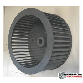 Double Inlet Steel Blower Wheel 9" D 10-1/4" W 1-1/2" Bore-Counterclockwise  rotation- single neck hub and re-rods  SKU: 09001008-116-HD-S-CCWDW-R