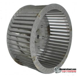Single Inlet Aluminum Blower Wheel 10-1/2" D 4-1/8" W 7/8" Bore-Counterclockwise  rotation- with inside hub- SKU: 10160504-028-HD-A-CCW