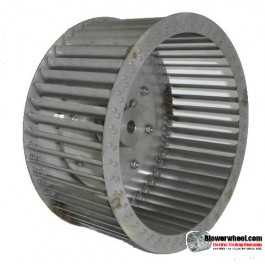 36 Single Inlet Aluminum Blower Wheel 8" D 4-5/32" W 7/8" Bore-Counterclockwise  rotation- with inside hub SKU: 08000405-028-AS-T-CCW - Bulk order of 36 wheels