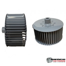 Single Inlet Steel Blower Wheel 13" D 6" W 7/8" Bore-Counterclockwise  rotation- with a outside hub SKU: 13000600-028-HD-S-CCW-O