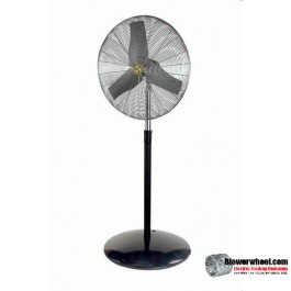 Industrial Non Oscillating Industrial 24" Pedestal Air Circulator