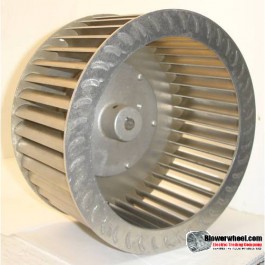 Single Inlet Steel Blower Wheel 8-3/8" D 2.29" W 5/8" Bore-Clockwise  rotation- with inside hub SKU: 08120200-020-HD-S-CW