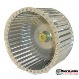 Lau Single Inlet Galvanized Steel Blower Wheel 5-3/4" diameter 3-7/16" width 1/2" bore  Counterclockwise Rotation