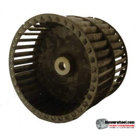 Double Inlet  Blower Wheel 9-15/16" Diameter 7"  Width 1-3/16" Bore-Clockwise-Counterclockwise  rotation  SKU: 09300700-106-GS-T-DW