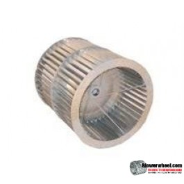 Double Inlet 304 Stainless Steel Blower Wheel 15-3/8" Diameter 12-1/4" Width 1-3/16" Bore Clockwise-counterclockwise rotation with a Double Hub and Re-Rods