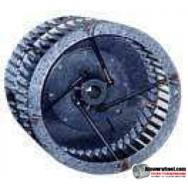 Double Inlet Steel Blower Wheel 30" D 30-1/2" W 1-11/16" Bore-Clockwise-Counterclockwise  rotation- with double neck hub with re-rods - SKU: 30003016-122-HD-S-CWCCWDW-R