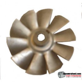 Fan Blade 2-1/2"  Diameter - SKU:FB-0216-10-R-A-CCW-008-A-Q1-Sold in Quantity of 1