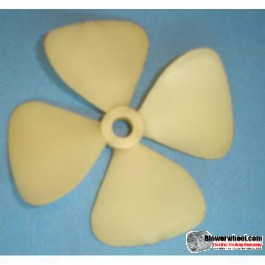 Fan Blade 3-7/16" Diameter - SKU:FB-0314-4-P-CW-010-Q1-Sold in Quantity of 1