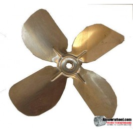 Fan Blade 6-1/2"  Diameter - SKU:FB-0616-4-R-AS-CCW-010-B-Q1-Sold in Quantity of 1