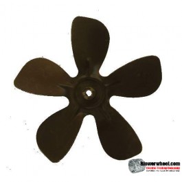 Fan Blade 8" Diameter - SKU:FB-0800-5-F-A-CW-010-B-Q1-Sold in Quantity of 1
