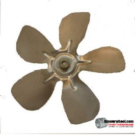 Fan Blade 8" Diameter - SKU:FB-0800-5-F-AS-CCW-010-B-Q3-Sold in Quantity of 3