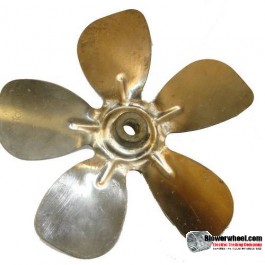 Fan Blade 8" Diameter - SKU:FB-0800-5-F-AS-CCW-016-B-Q1-USED  AND SOLD AS IS