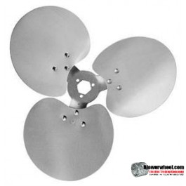 Fan Blade 16" Diameter - SKU:FB1600-3-CW-23P-H-A-002-Q2-Sold in Quantity of 2