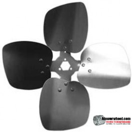 Fan Blade 10" Diameter - SKU:FB1000-4-CCW-16P-H-HD-002-Q1-Sold in Quantity of  2