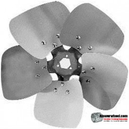 Fan Blade 12" Diameter - SKU:FB1200-5-CW-23P-H-HD-002-Q2-Sold in Quantity of 2