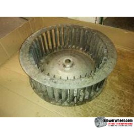 Single Inlet Galvanized Steel Blower Wheel 21-1/4" Diameter 7-5/8" Width 1-7/16" Bore with Counterclockwise Rotation SKU: 21080720-114-GS-Riveted-HD-CCW-01