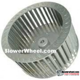 Single Inlet Steel Blower Wheel 12" D 3-1/8" W 5/8" Bore-Clockwise  rotation- with inside hub - SKU: 12000304-020-HD-S-Riveted-CW