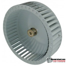 Single Inlet Steel Blower Wheel 10-13/16" Diameter 3-1/8" Width 11/16" Bore Counterclockwise rotation with an Inside Hub