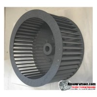 Single Inlet Aluminum Blower Wheel Outer Dimensions: 5.50” D  1.81” W , Inner Dimensions: 4.125” D 1.5” W , 5/8” bore- CCW and inside hub