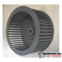 Double Inlet Steel Blower Wheel 9" D 10-1/4" W 1-1/2" Bore-Counterclockwise  rotation- single neck hub and re-rods  SKU: 09001008-116-HD-S-CCWDW-R