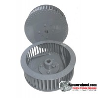 Single Inlet Steel Blower Wheel 13" D 6" W 1-1/8" Bore Inside Hub- Clockwise Rotation and re-rods SKU: 13000600-104-HD-S-CCW-R