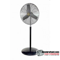 Industrial Non Oscillating Industrial 30" Pedestal Air Circulator