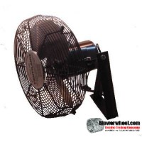 Non Oscillating 16" Wall Mtg Air Circulator HP 1/4