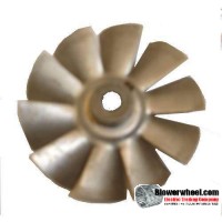 Fan Blade 2-1/2"  Diameter - SKU:FB-0216-10-R-A-CCW-008-A-Q1-Sold in Quantity of 1