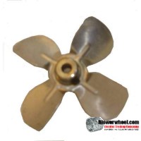 Fan Blade 2" Diameter - SKU:FB-0300-4-F-AS-CW-005-B-Q1-Sold in Quantity of 1