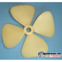 Fan Blade 3-7/16" Diameter - SKU:FB-0314-4-P-CW-010-Q1-Sold in Quantity of 1