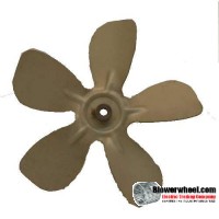 Fan Blade 8" Diameter - SKU:FB-0800-5-F-A-CCW-010-B-Q3-Sold in Quantity of 3