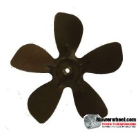 Fan Blade 8" Diameter - SKU:FB-0800-5-F-A-CW-010-B-Q1-Sold in Quantity of 1