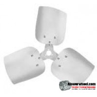 Fan Blade 10" Diameter - SKU:FB1000-3-CCW-23P-H-HD-002-Q2-Sold in Quantity of 2