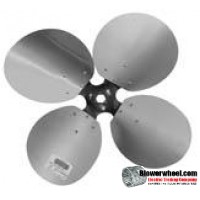 Fan Blade 12" Diameter - SKU:FB1200-4-CCW-23P-H-AS-002-Q2-Sold in Quantity of 2