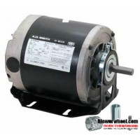 Electric Motor - Split Phase - AO Smith - GF2054 -1/2 hp 1725 rpm 115VAC volts