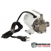 1/10 HP - up to 360 GPH - Non-Submersible - Self-Priming Transfer Pump - 6' Power cord sku - 555122 item - 555122- Sold In Quantity of 2