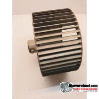 Single Inlet Aluminum Blower Wheel 24-7/16" Diameter 13-5/8" Width 1-7/16" Bore Clockwise rotation with Outside Hub and Re-Rods