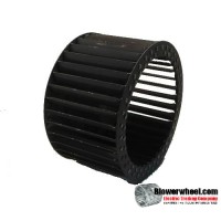 Single Inlet Steel Blower Wheel 10-13/16" Diameter 4-3/8" Width 5/8" Bore Counterclockwise rotation with an Inside Hub