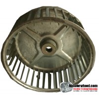 Single Inlet Steel Blower Wheel 6-3/4" Diameter 2-7/16" Width 1/2" Bore with Clockwise Rotation SKU: 06240214-016-S-AA-CW-001
