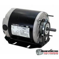 Electric Motor - Split Phase - AO Smith - ARB2036S -1/3 hp 1140 rpm 115VAC volts