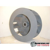Single Inlet Steel Blower Wheel 20" Diameter 6-7/8" + cone Width 1-3/16" Bore Clockwise rotation with an Inside Hub