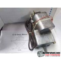 Electric Motor - Induction - CC Gear - CD104A3 -120 rpm 115VAC volts