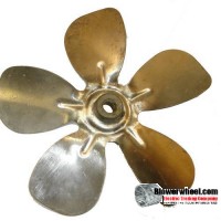 Fan Blade 8" Diameter - SKU:FB-0800-5-F-AS-CCW-016-B-Q1-USED  AND SOLD AS IS