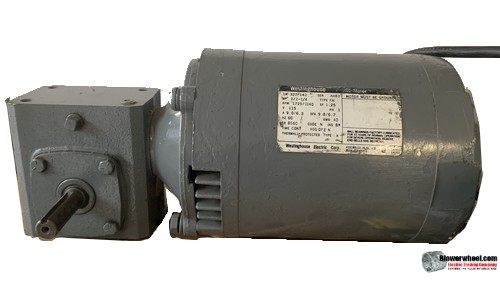 Electric Motor - General Purpose - Westhouse - westhouse-327p142 -½ hp 1725/1140 rpm  volts - SOLD AS IS