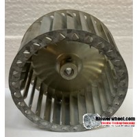Single Inlet Steel Blower Wheel 4-1/2" Diameter 2-1/2" Width 5/16" Bore with Clockwise Rotation SKU: 04160316-008-S-T-CW-001