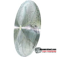 Fan Head - Airmaster - 24 inch non-oscillating assembled fan head-includes motor, guard and propeller pre-assembled -sold as New